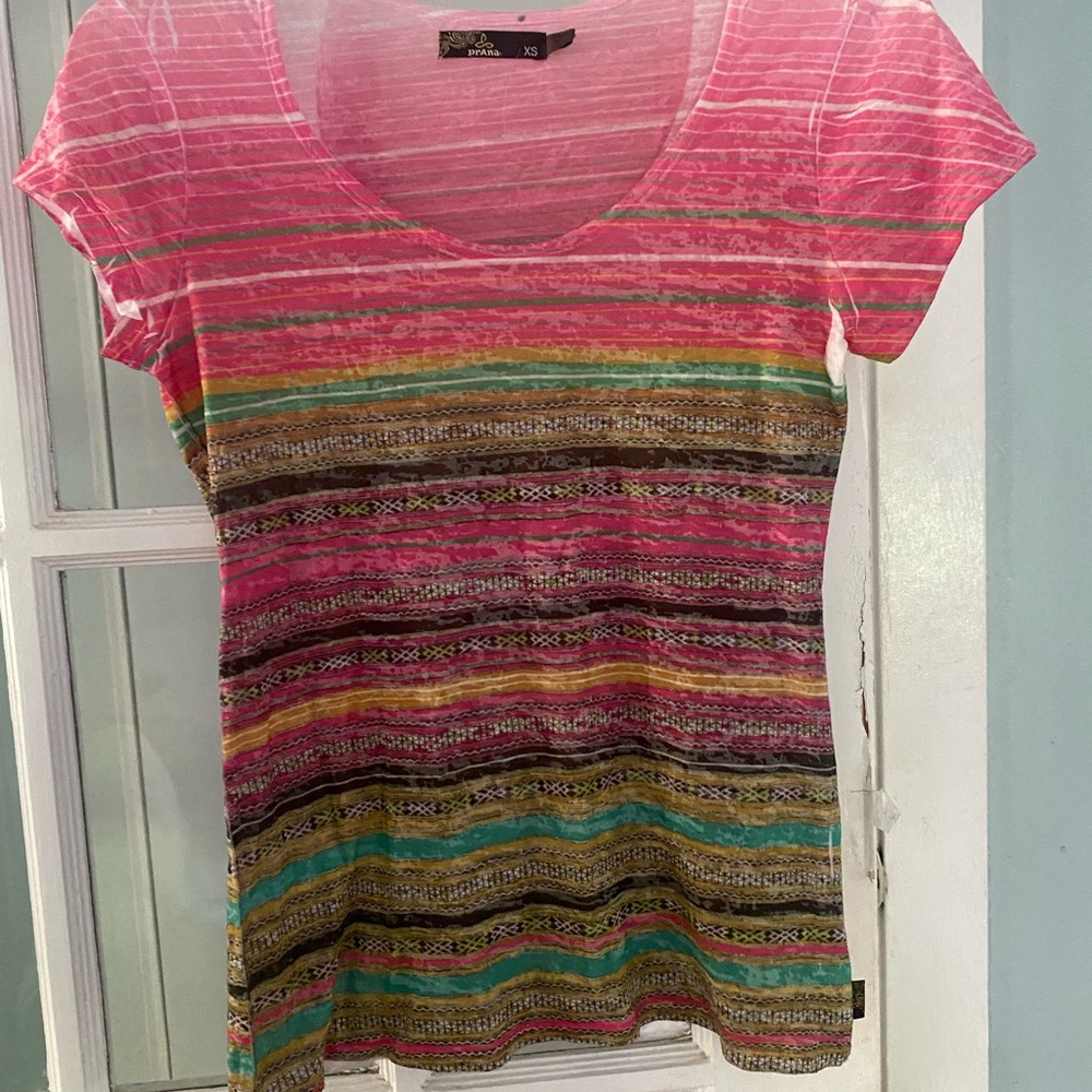 Colorful Striped Women's Top